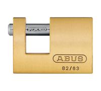 ABUS Mechanical 82/63mm Monoblock Brass Shutter Padlock Heavy Duty UK Seller