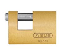 Abus Mechanical 82 Series Monoblock Shutter Padlock - 70mm Carded - Multi Colour - 70mm Carded