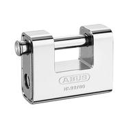ABUS Mechanical - 92/80 80mm Monoblock Brass Body Shutter Padlock Keyed 8522