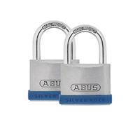 ABUS Mechanical ABU540TC-TOOLBANK 40mm Silver Heavy Duty Padlock Twin Pack