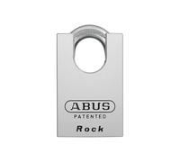 ABUS Padlock 83CS/55 - for Doors, Gates, cabinets and Much More. - Chrome-Plated Lock Body Made of Solid Brass - Additional Shackle Protection - incl. 2 Keys - Silver