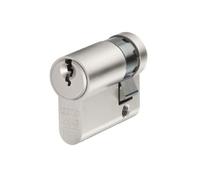 Abus Mechanical E60Np Euro Half Cylinder Nickel Pearl 10mm / 30mm Visi