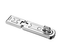 ABUS 32156 100/100 DG Hinged Hasp & Staple Carded 100mm