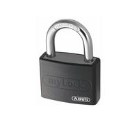 Abus Mechanical T65Al Series Aluminium Coloured Padlock Multi Colour (Black)