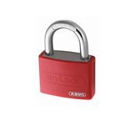 Abus Mechanical T65Al Series Aluminium Coloured Padlock Multi Colour (Red)