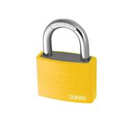 Abus Mechanical T65Al Series Aluminium Coloured Padlock Multi Colour (Yellow Keyed Alike 6401)