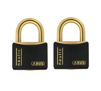 Abus Mechanical T84Mb Series Rustproof Padlock Black (40mm Black Twin Pack Carded)