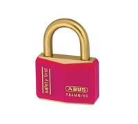 ABUS Mechanical T84mb Series Rustproof Padlock in Red ABUS Mechanical Red
