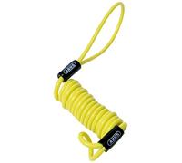 ABUS Memory Cable - reminder cable for visual reminder of the brake disc lock - for motorbike security, yellow