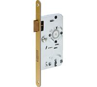 ABUS - Mortice lock for room doors ES BB R G 55 72 20-61674, gold | For room doors, according to DIN 18251-1, integrated lock pocket support, latch and latch, DIN left/right available