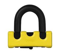 ABUS motorbike lock Power XS 67/105HB50 - U-lock with reminder cable and illuminated key - ABUS security level 14 - Yellow