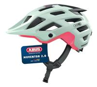 ABUS Moventor 2.0 MTB Helmet - high-comfort off-road bike helmet - all-mountain helmet, unisex - green, size M