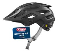 ABUS MTB Helmet Moventor 2.0 - Comfortable Cycling Helmet for Terrain - All-Mountain Helmet - for Men and Women - Black, S