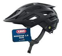 ABUS MTB Helmet Moventor 2.0 MIPS, Bicycle Helmet in Black, Size S