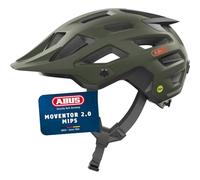 ABUS MTB Helmet Moventor 2.0 MIPS, Bicycle Helmet in Green, Size L