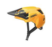 ABUS YouDrop MTB Helmet - Bicycle Helmet for Children and Teenagers - for Everyday Use or Off-Road Touring - with Space for a Braid - Yellow, Size S