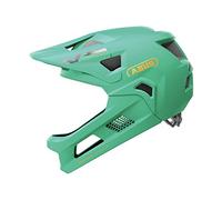 ABUS YouDrop FF Kids Full Face MTB Helmet in Sage Green - 48-55cm