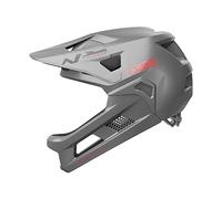 ABUS YouDrop Kids Full Face MTB Bicycle Helmet In Ti Silver 48-55cm RRP £100