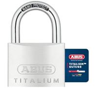 ABUS Padlock 64TI/60 Titalium - Hardened Steel Shackle, Security Level 6