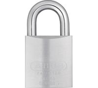 ABUS Padlock 83/50 - for Doors, Gates, cabinets and Much More. - Chrome-Plated Lock Body Made of Solid Brass - incl. 2 Keys - Silver