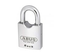 ABUS Padlock 83/55 - for Doors, Gates, cabinets and Much More. - Chrome-Plated Lock Body Made of Solid Brass - incl. 2 Keys - Silver