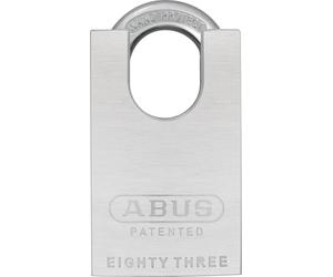 ABUS Padlock 83CS/50 - Chrome-Plated Brass Body, Shackle Protection, 2 Keys | Security level 8 - NANO PROTECT shackle coating - interchangeable cylinder - 410 g - shackle ⌀ 11 mm