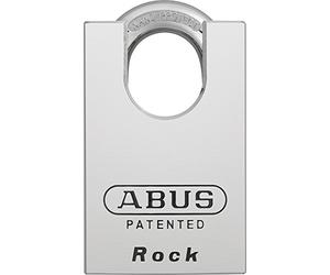 ABUS Padlock 83CS/55 - Hardened Steel with Shackle Protection and Nano Protect Coating for Corrosion Protection - Replaceable Cylinder - high Theft Protection for containers and garages