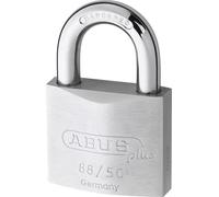 ABUS padlock 8850C 88/50 - High security brass padlock with hardened special steel shackle and Nano Protect coating for high corrosion protection - 2 keys included - 50 mm width