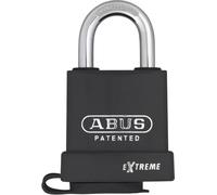 ABUS Padlock Extreme 83WP/53 - Weatherproof - with Interchangeable Shackle - Hardened Special Steel - ABUS Security Level 8 - Black