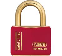 ABUS T84MB/40mm Red Rustproof Padlock 22715