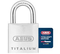 ABUS Padlock Titalium 64TI/30 gl.-6312 - keyed Alike - Basement Lock with Lock Body Made of Special Aluminium - Hardened Steel Shackle - ABUS Security Level 4