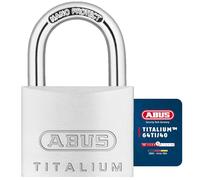 ABUS Padlock Titalium 64TI/40 gl.-6411 - keyed Alike - Basement Lock with Lock Body Made of Special Aluminium - Hardened Steel Shackle - ABUS Security Level 5