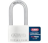ABUS Padlock Titalium 64TI/40HB40 gl.-6412 - keyed Alike and with high Shackle - Basement Lock with Lock Body Made of Special Aluminium - ABUS Security Level 5