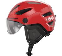 ABUS Pedelec 2.0 ACE City Helmet - High Quality E-Bike Helmet with Tail Light and Visor for City Traffic - for Women and Men