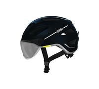 ABUS Pedelec 2.0 ACE City Helmet - High Quality E-Bike Helmet with Tail Light and Visor for City Traffic - for Women and Men
