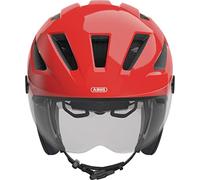 ABUS city helmet Pedelec 2.0 ACE - bicycle helmet with rear light, visor, rain cover, ear protection - for men and women