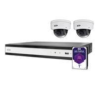 ABUS Performance Line IP CCTV Set 4-channel 2 Cameras PoE