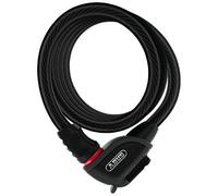 ABUS Phantom 8950/180 TexFL cable lock - Bike lock set with TexFL bracket for the bike frame - 12/15 mm - security level 5 - Black