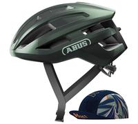 Abus PowerDome ACE - Road bike helmet Moss Green M (54 - 58 cm)
