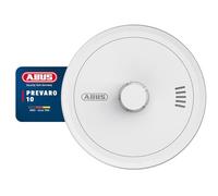ABUS Prevaro 10 heat detector - certified heat detector for kitchen, bathroom, garage and cellar - with 10-year battery, automatic self-testing and large test button