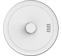 ABUS Prevaro Connect wireless heat detector - wireless networkable heat detector for kitchen, bathroom, garage and cellar - with 10-year battery, large test button, adhesive pad and magnetic holder
