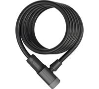 ABUS Primo 5510K/180 Spiral Cable Lock with SCMU Bracket, 180 cm, Black