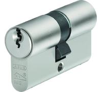 Abus France Abus E60Np Euro Double Cylinder Lock - 50mm Nickel Pearl