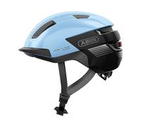 ABUS PURL-Y ACE Bike Helmet with LED Light - Suitable for E-Bike and S-Pedelec Rides - Trendy NTA Safety Bicycle Helmet for Adults and Teenagers - Blue, Size M