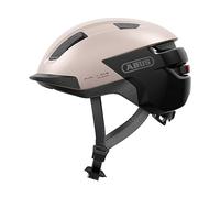 ABUS PURL-Y ACE Bike Helmet with LED Light - Suitable for E-Bike and S-Pedelec Rides - Trendy NTA Safety Bicycle Helmet for Adults and Teenagers - Beige, Size M