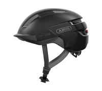 ABUS PURL-Y ACE Bike Helmet with LED Light - Suitable for E-Bike and S-Pedelec Rides - Trendy NTA Safety Bicycle Helmet for Adults and Teenagers - Black, Size L