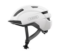 ABUS PURL-Y Bike Helmet - Suitable for E-Bikes and S-Pedelecs - Stylish NTA Safety Bicycle Helmet for Adults and Teenagers - White, Size M