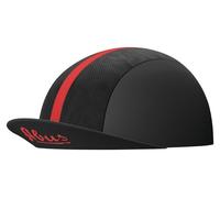 ABUS Race Cap - stylish cycling cap with sweatband - protection from sun, insects and sweat - fits under road bike helmet - for men and women - black, size M/L