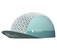 ABUS Race Cap - stylish cycling cap with sweatband - protection from sun, insects and sweat - fits under road bike helmet - for men and women - blue, size M/L