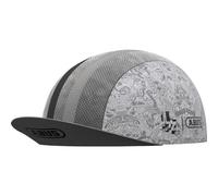 ABUS Race Cap - stylish cycling cap with sweatband - protection from sun, insects and sweat - fits under road bike helmet - for men and women - white, size M/L